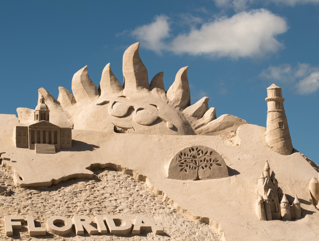 Sand Sculptors From Around The World In Treasure Island Experience