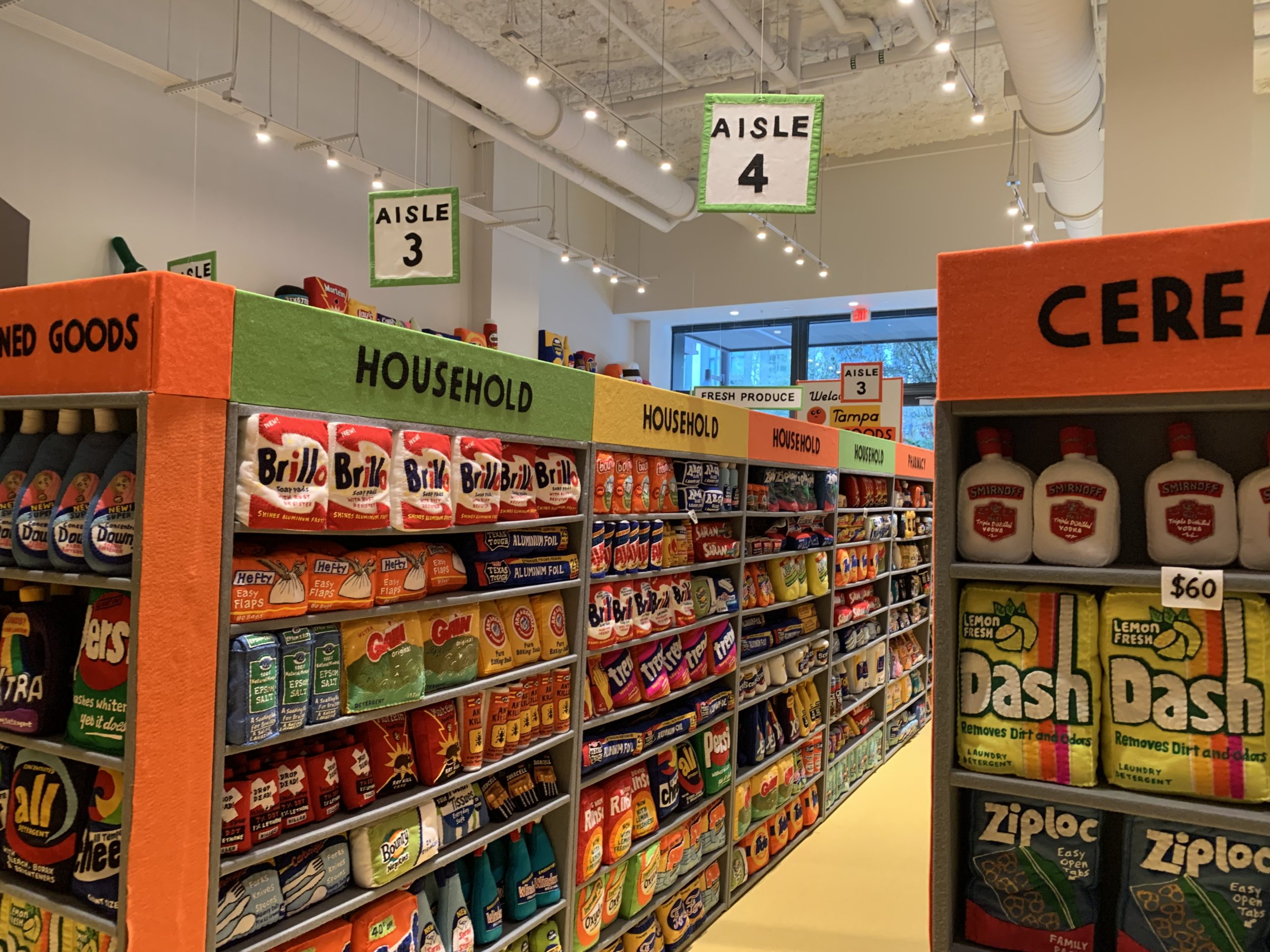 Tampa's Newest Grocery Store's Products Are All Made of... Felt